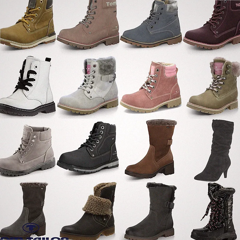 Winterschuhe Winterstiefel Stiefel Stiefeletten Damen Kinder Tom Tailor ab19,90€