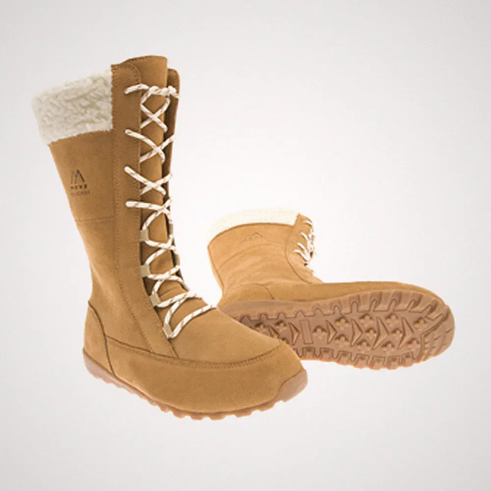 WINTERSTIEFEL BIS-20°C DAMENSTIEFEL/BOOTS Gr.36-42 NUBUKLEDER KHAKI STIEFEL 493