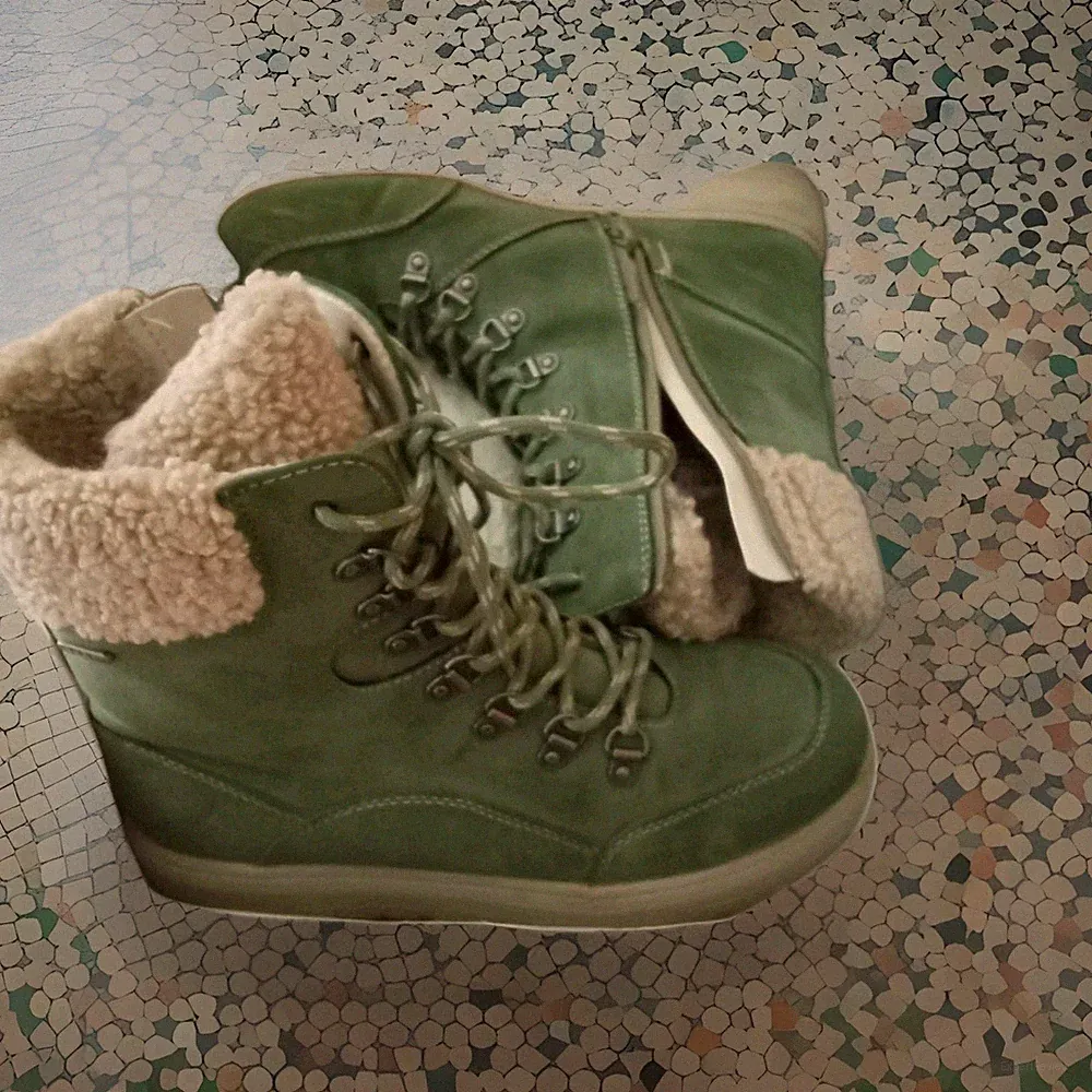 Winterstiefel Boots Gr.36 Grün Kinder Boots Winterschuhe Stiefel