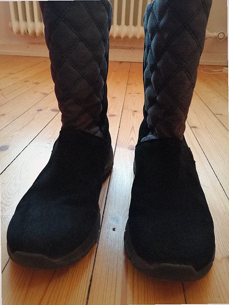 Winterstiefel Damen - 41,5 - gefüttert - schwarz