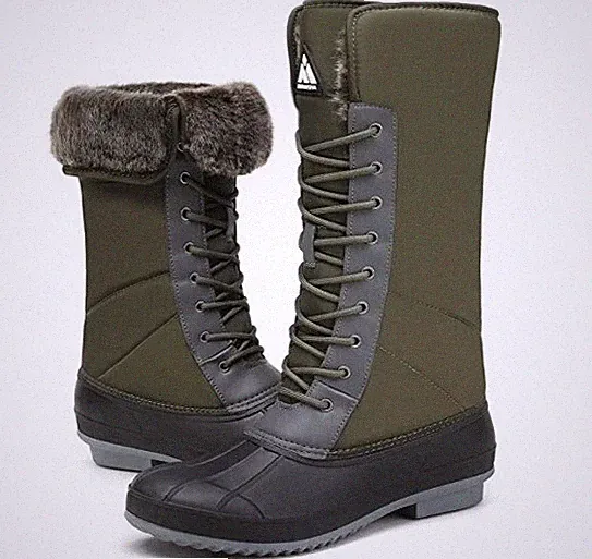 Winterstiefel Damen Schneestiefel Wasserdicht Schneestiefel Gr. 39