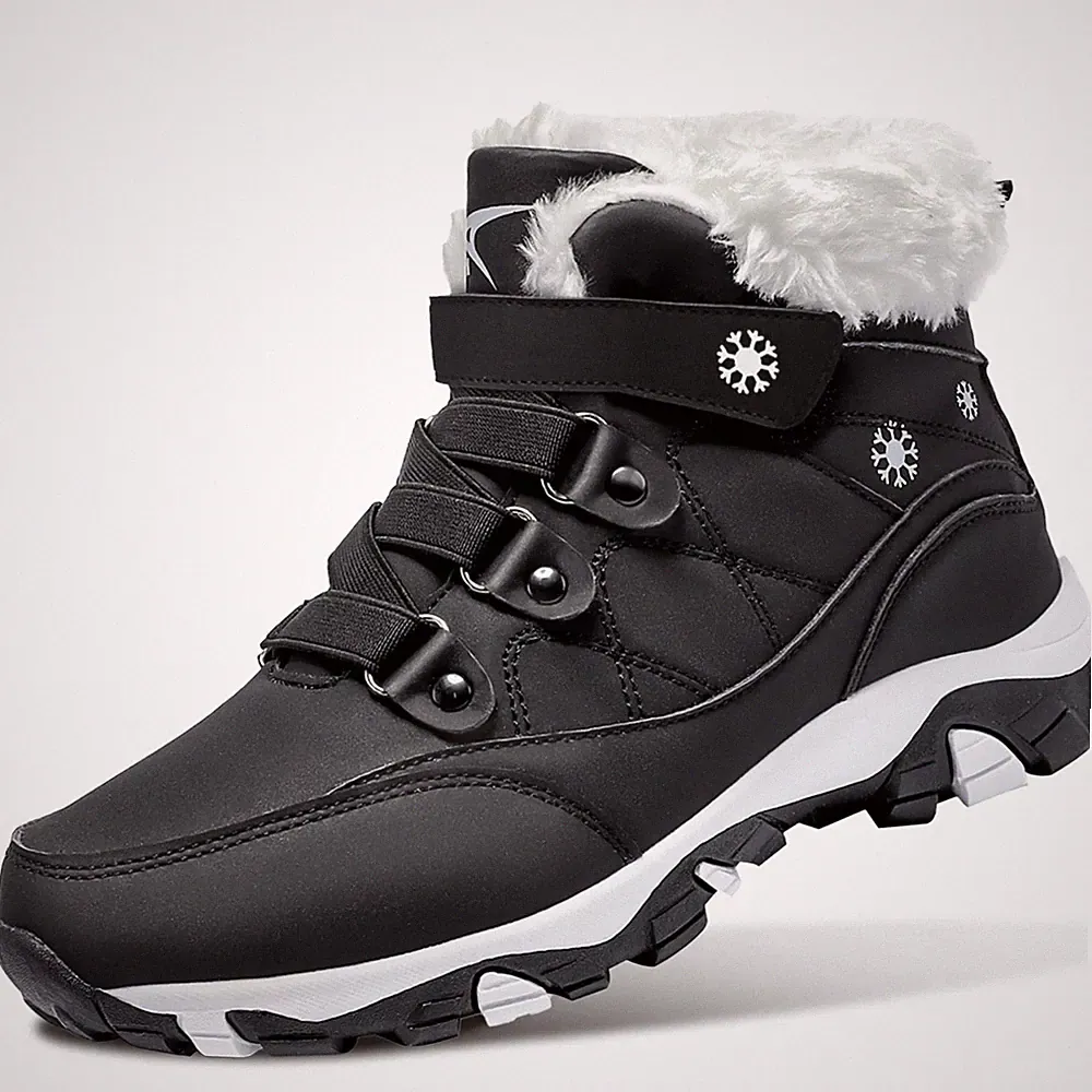 Winterstiefel Damen Winterschuhe Wanderschuhe Warm Gefüttert Schneestiefel Wi...