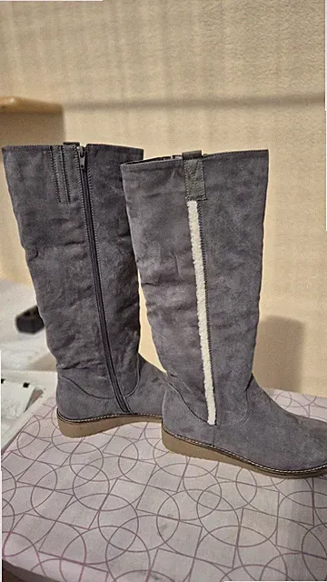 Winterstiefel, Grau, Größe 38, Neu