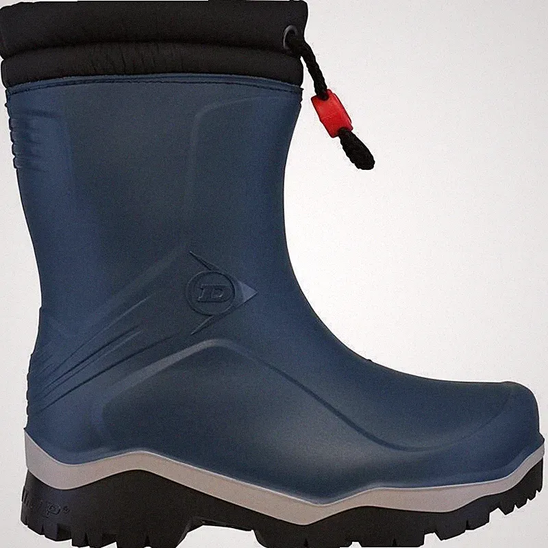 Winterstiefel Kinderstiefel Kinder Stiefel Jungen blau dickes Fell-Innenfutter