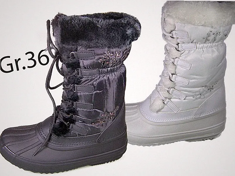 Winterstiefel TPR-Sohle Gr.36 Snowboots Schneestiefel Matschstiefel 25917