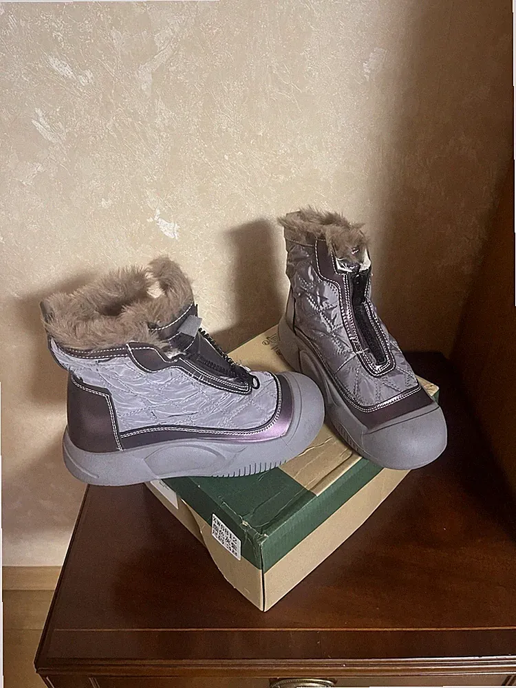 Winterstiefel Wasserdicht Rutschfest mit Kaschmirfutter Gr.38 NEUE,OVP