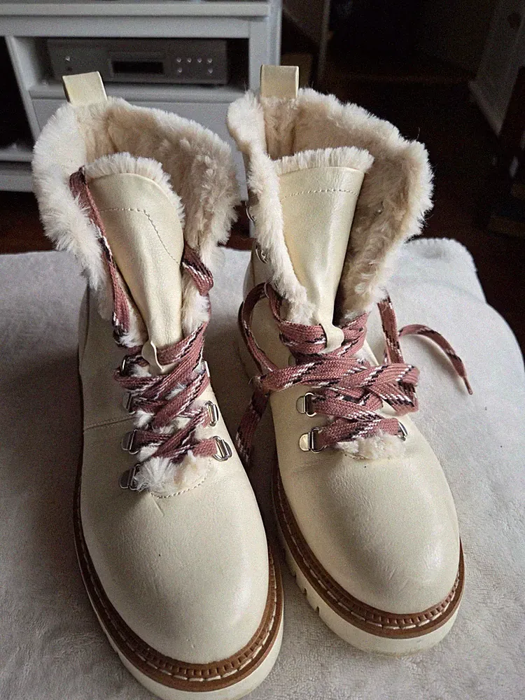 Winterstiefeletten Gr.39 Creme