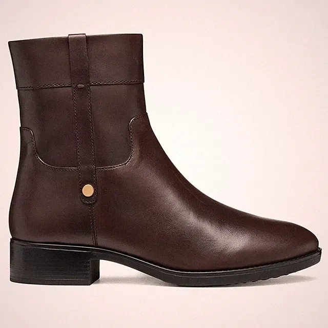 WOMAN D FELICITY ANKLE BOOTS DK BROWN 37_EU