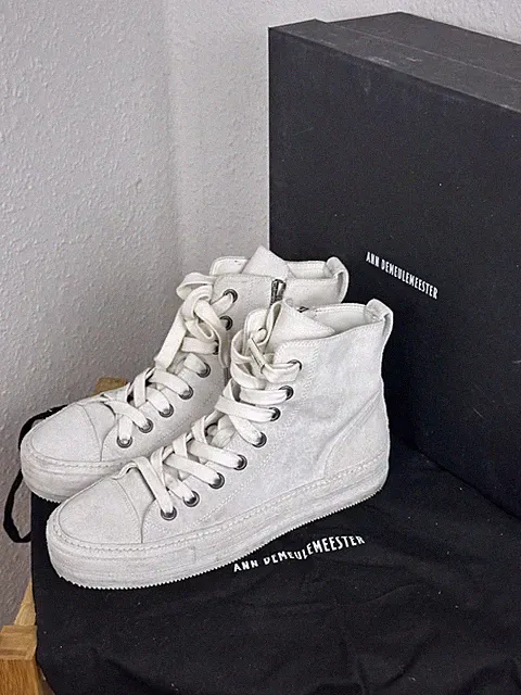Women’s Ann Demeulemeester shoe‘s High top Raven 38 EU 8US 6UK Made in Italy