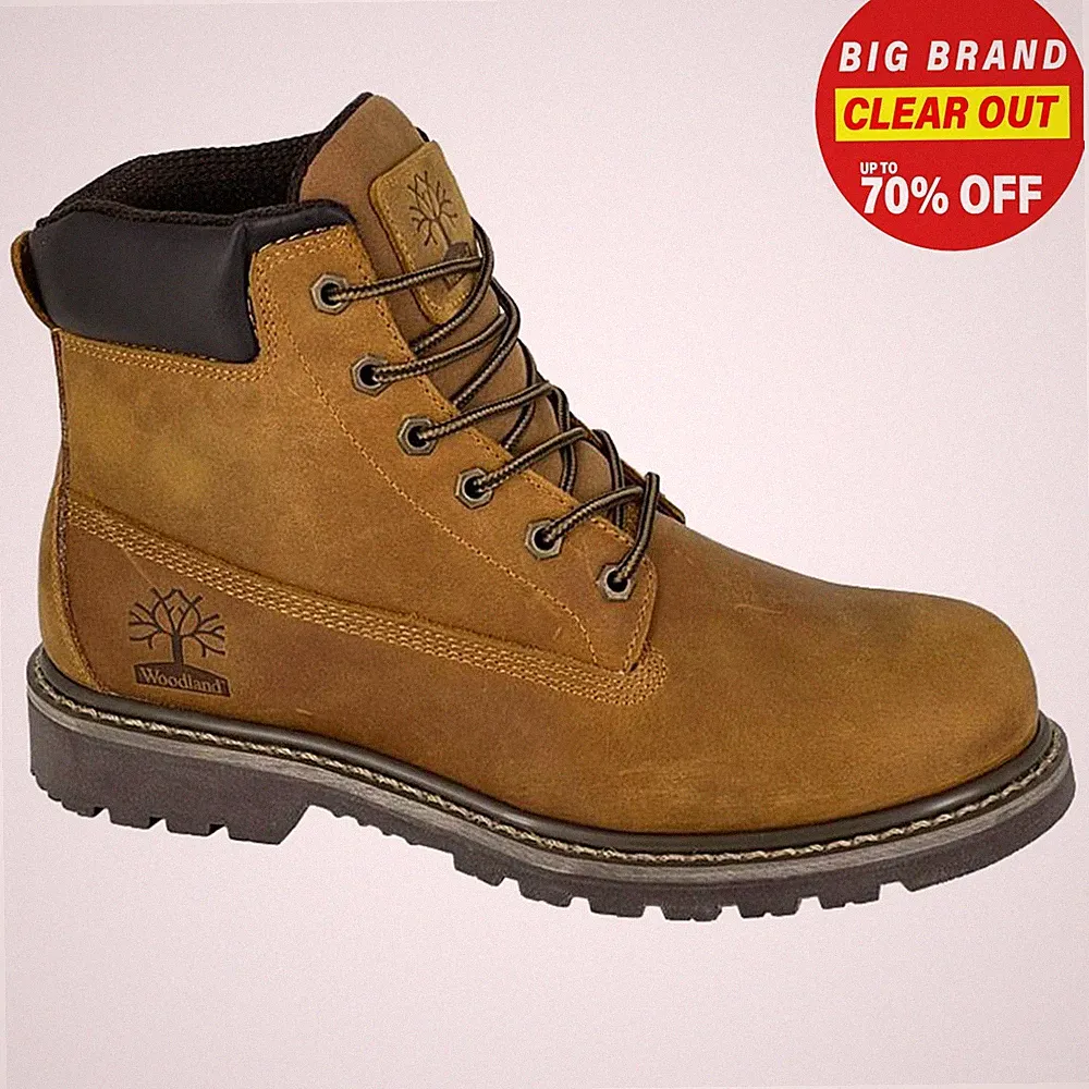 Woodland Bergen Herren Konstruktion Fabrik Utility Arbeitsstiefel Braune
