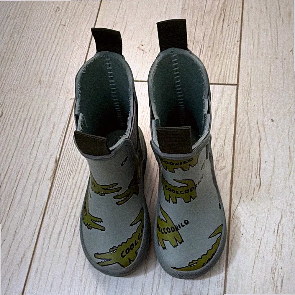 Grau Gummistiefel